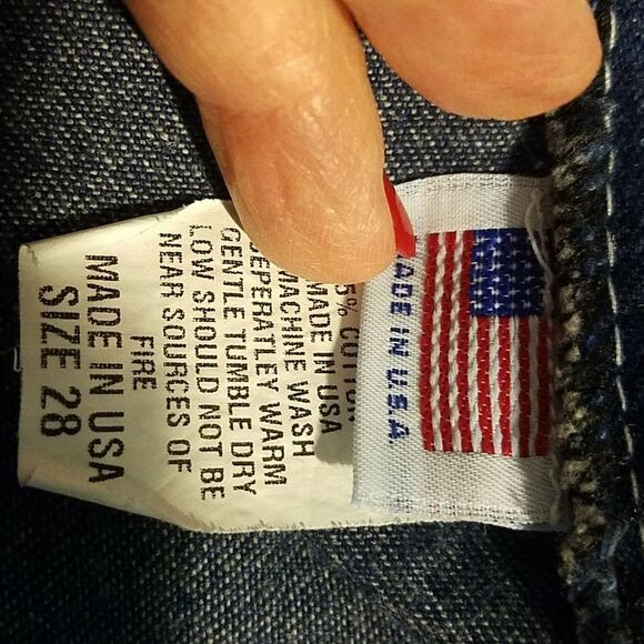 Pointer Carpenter Shorts Size 42 Lightweight Denim - Picture 10 of 13